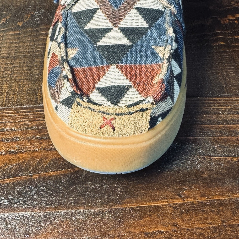 Twisted X Men's 8.5 Medium Hooey Loper Shoes Moc Toe MHYC006 Graphic Pattern - Picture 13 of 14